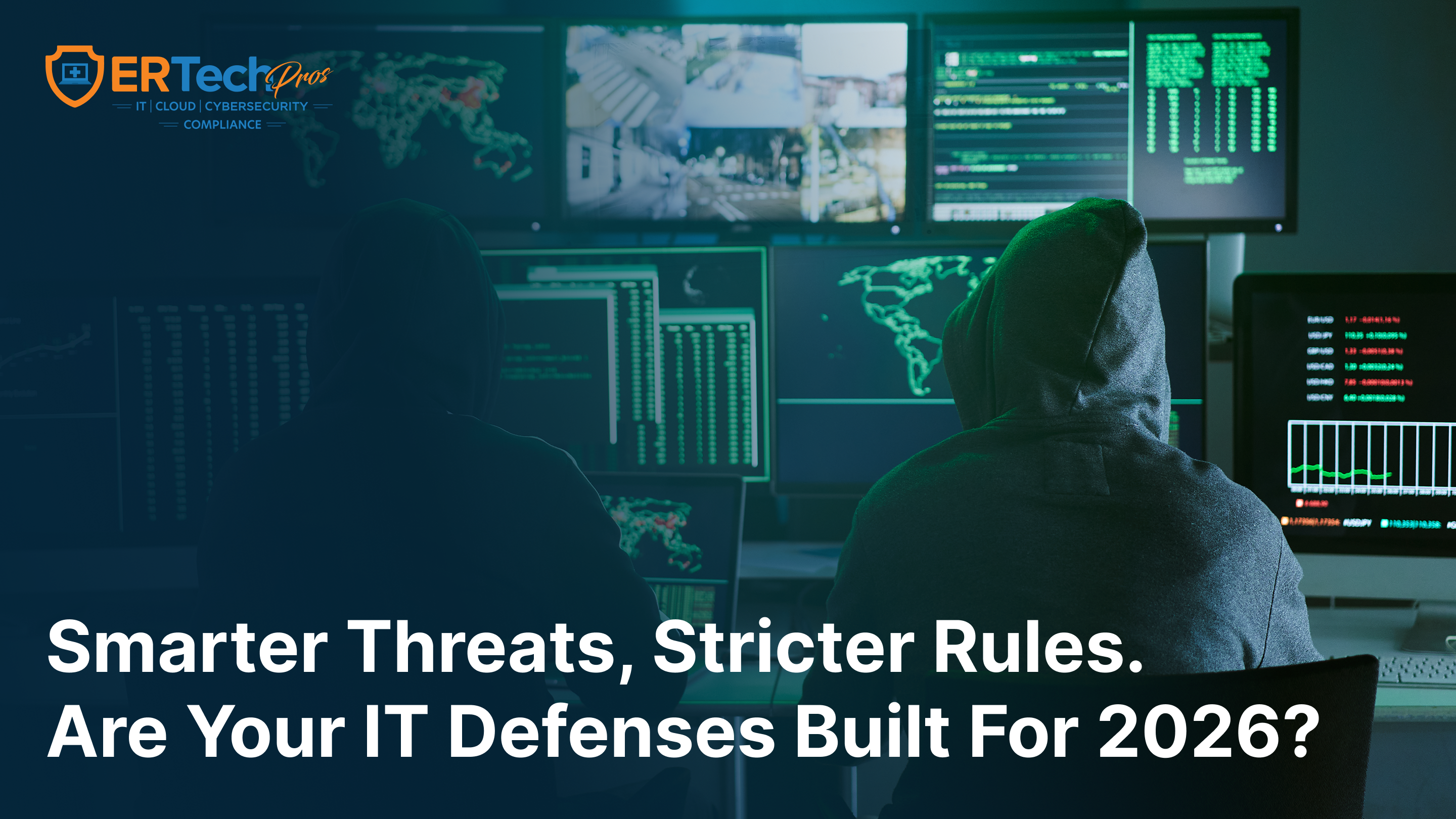 A cybersecurity professional monitoring real-time threat data on a secure dashboard, representing current cybersecurity trends and AI-driven defense strategies in 2026.