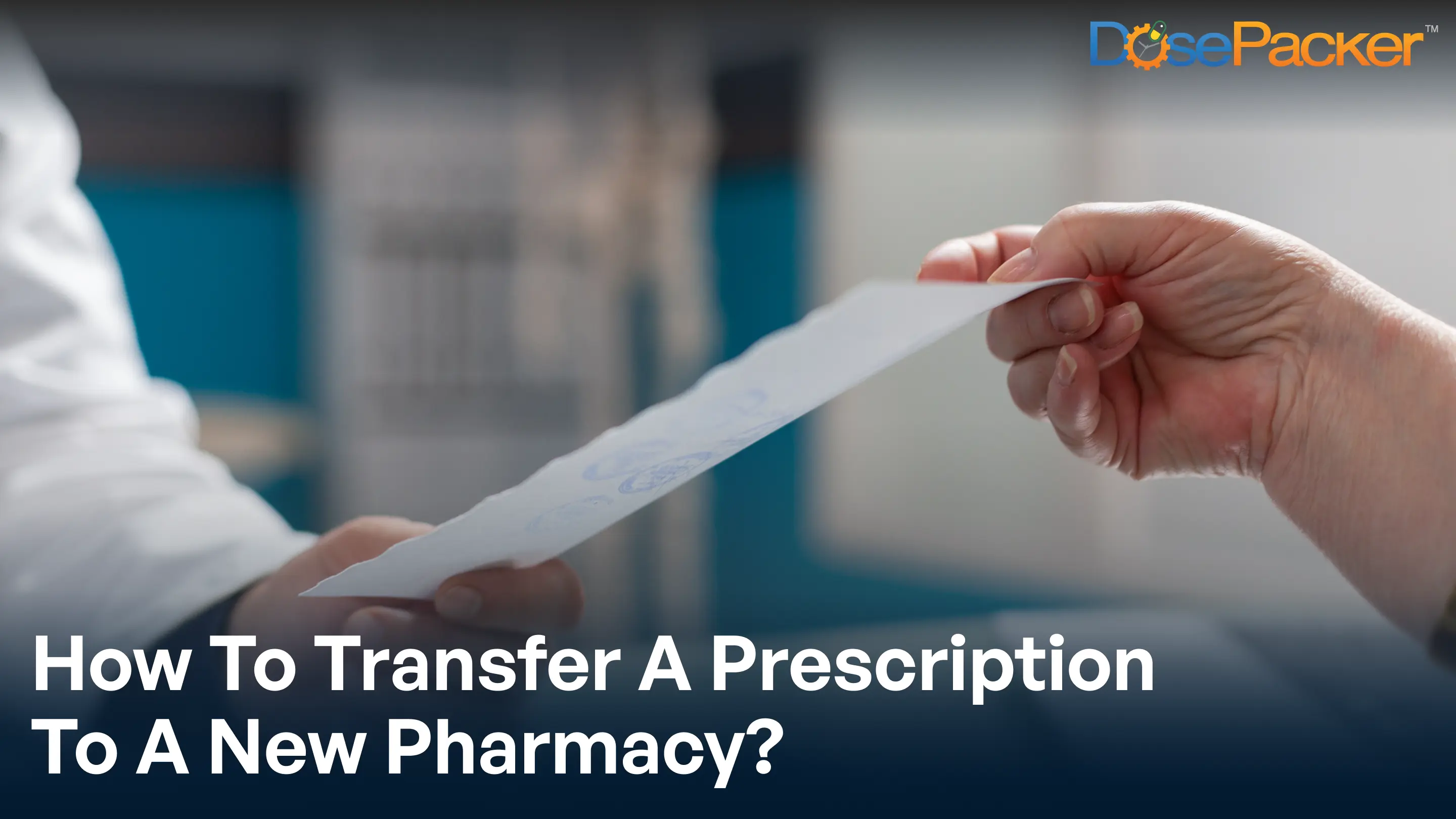how to transfer a prescription to a new pharmacy?