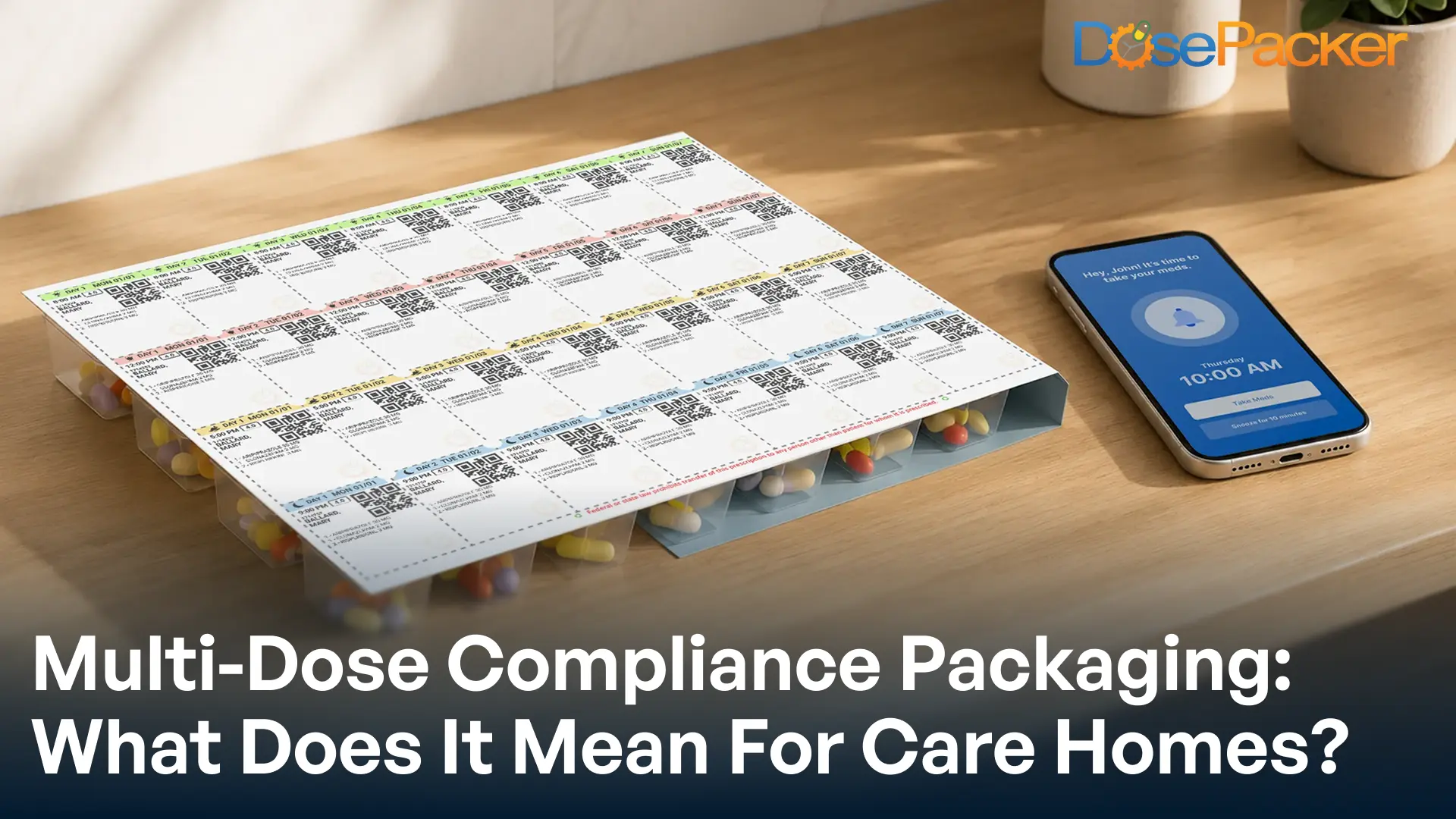 Multi-Dose compliance packaging: What does it mean for care homes?